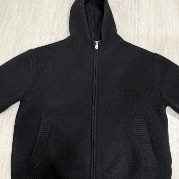 자라 니트 후드집업