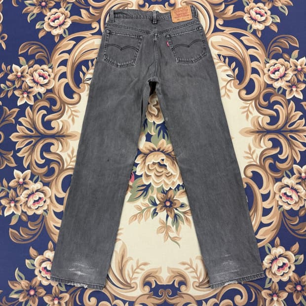 (28)90s리바이스 Levis 506 그레이 데님팬츠