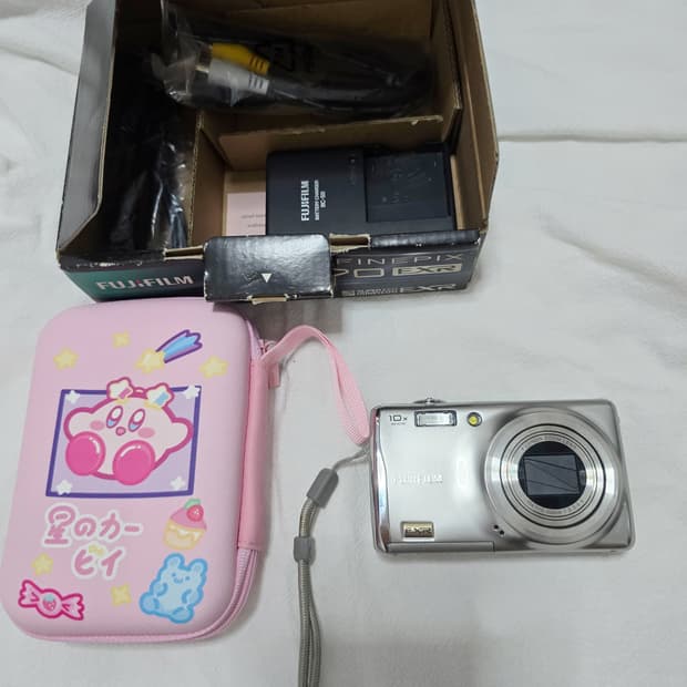 풀박)후지필름 파인픽스 f70exr 실버 fujifilm  f70