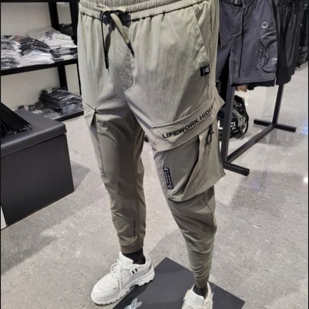 라이프워크 나일론 카고 조거 팬츠 81