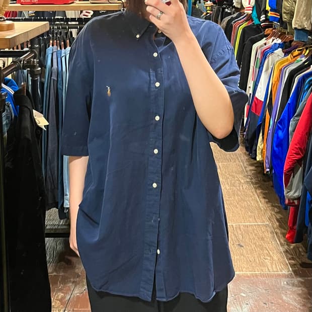 [HI] 폴로 반팔 셔츠 네이비