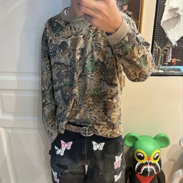 90s Vintage Realtree Long-Sleeve