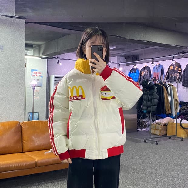 빈티지 맥도날드 헬로키티 트랙탑 패딩 B3866