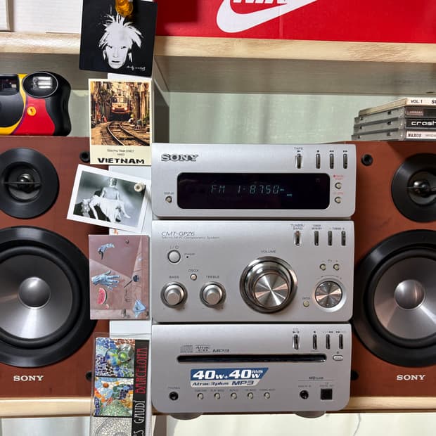 sony cmt-gpz6 시디플레이어