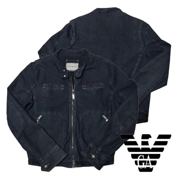 (M) 05ss 알마니진스 AJ 데님자켓 엠포리오아르마니청자켓