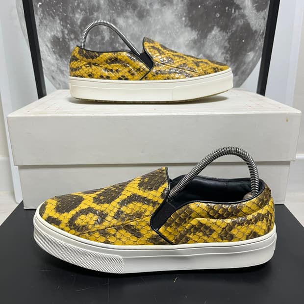 정품 37.5) 셀린느 파이톤 슬립온 스니커즈 235~240