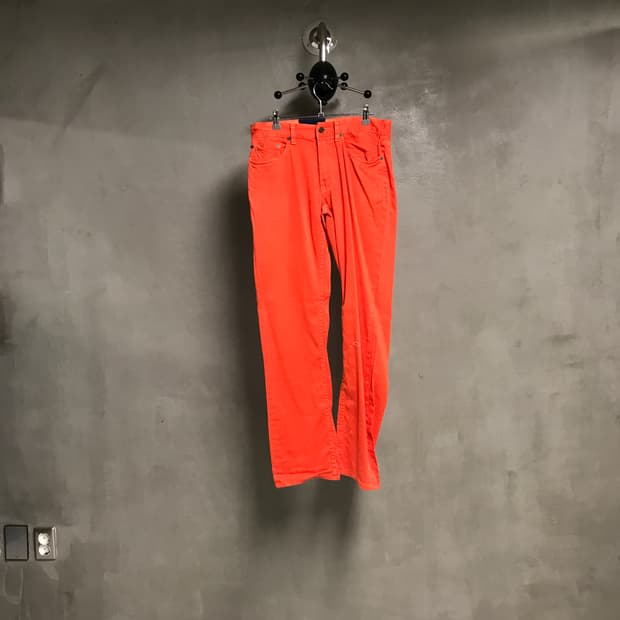 폴로 랄프로렌 코튼 팬츠 오렌지 30/32