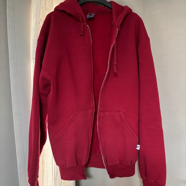 러셀 빈티지 후드집업 S