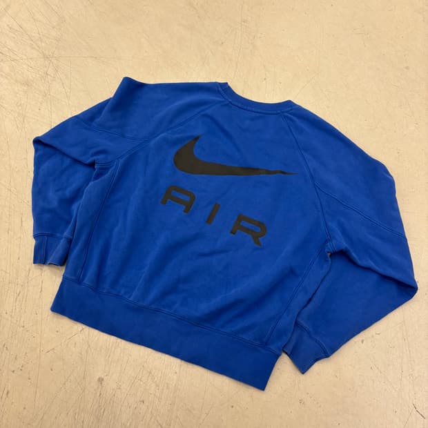 나이키 에어 빅로고 블루 맨투맨
