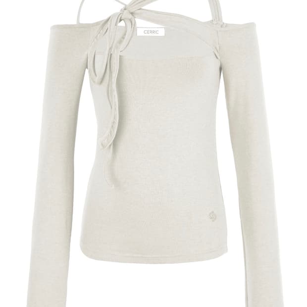 세릭 tangle strap top ivory (단종)
