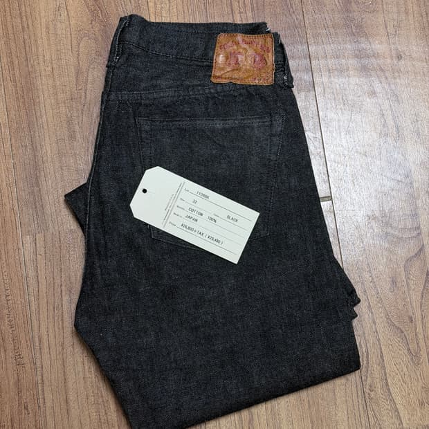 풀카운트 1108BK 슬림스트레이트 32사이즈