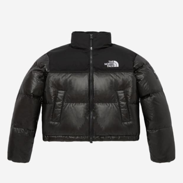 노스페이스 화이트 라벨 노벨티 눕시 다운 자켓 블랙