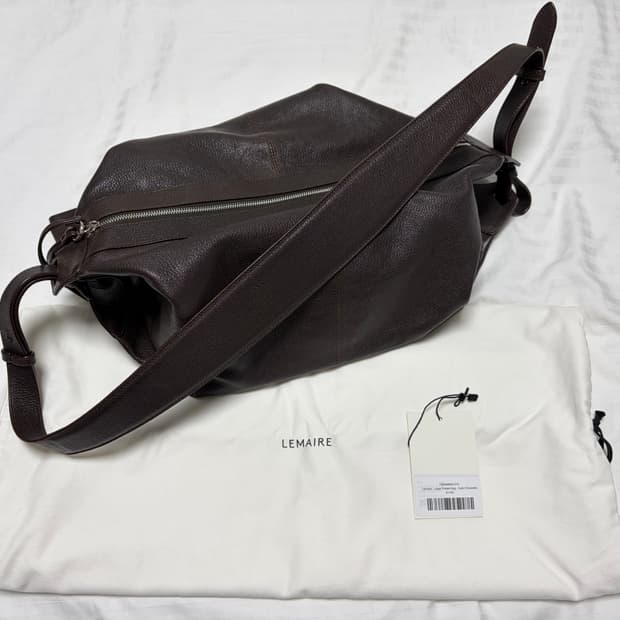 르메르 라지 폴디드 백 다크초콜렛