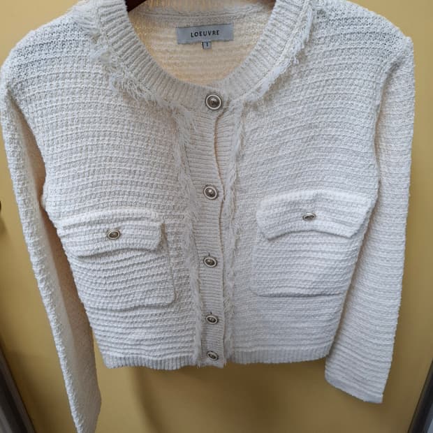 LOEUVRE 트위드 가디건 1