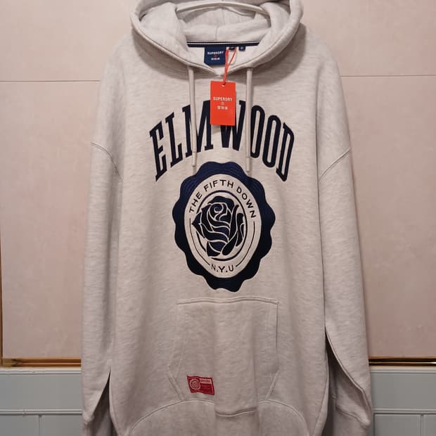 슈퍼드라이 정품 남성 후드티 M/L 사이즈