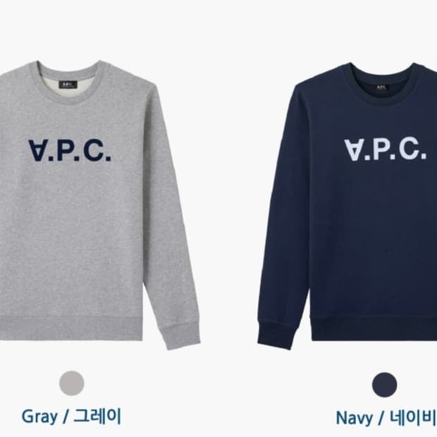 *A.P.C* 아페쎄 맨투맨