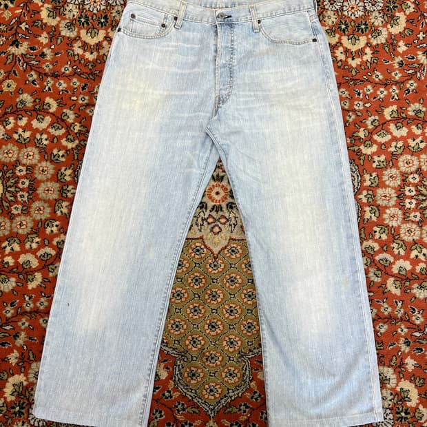 [36] LEVIS 리바이스 빈티지 501 연청 데님팬츠