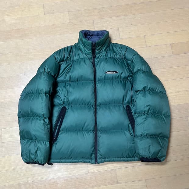 90년대 올드 리복 리버시블 패딩