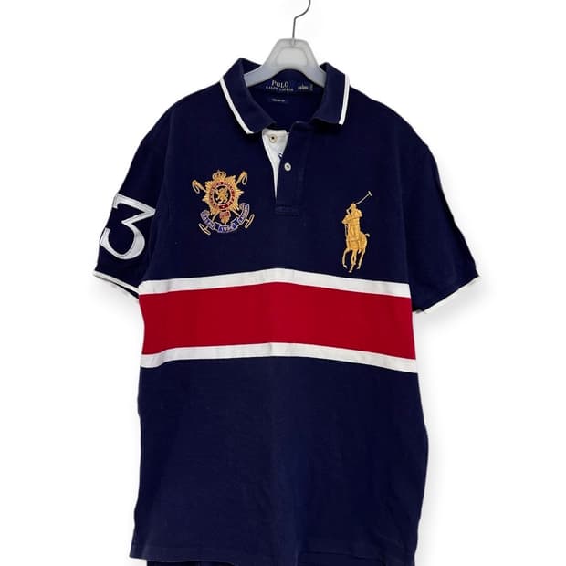 폴로 빅포니 블랙와치 반팔 카라티