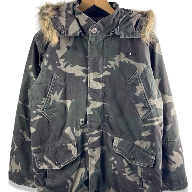 JPN Y2K 카모플라주 밀리터리 야상 자켓2349