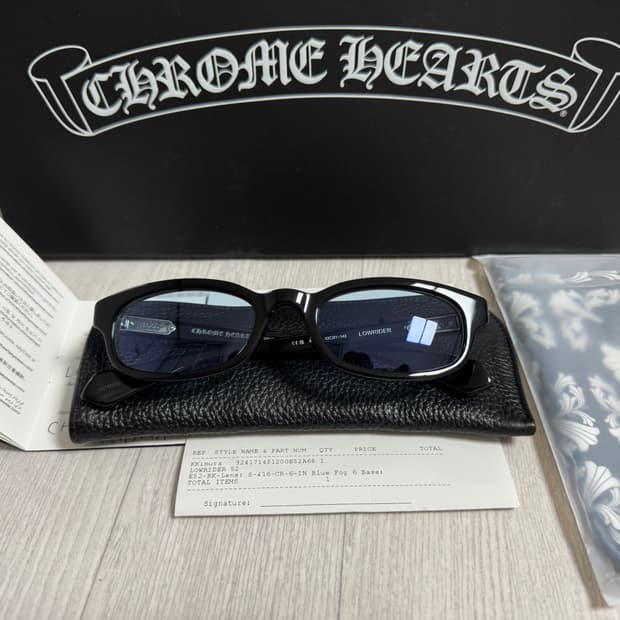 크롬하츠 로우라이더52 블랙 유광 선글라스