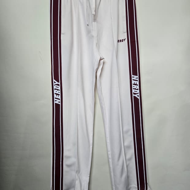 널디 NERDY 크림색 팔레트 트랙 팬츠L