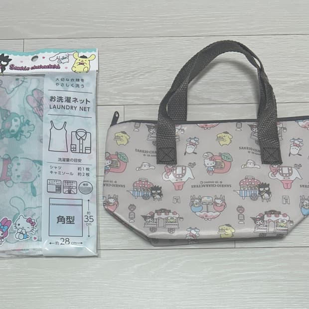 산리오 캐릭터 보냉백 / 세탁망 세트