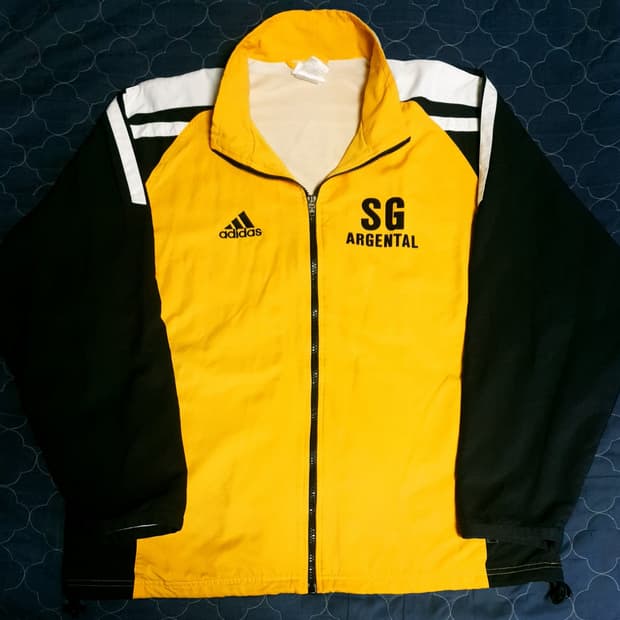 아디다스 00s 올드스쿨 독일 SG 아르켄탈 트랙탑 바람막이 검노(XL)