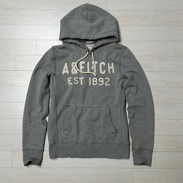 아베크롬비 후드 y2k  그레이 M