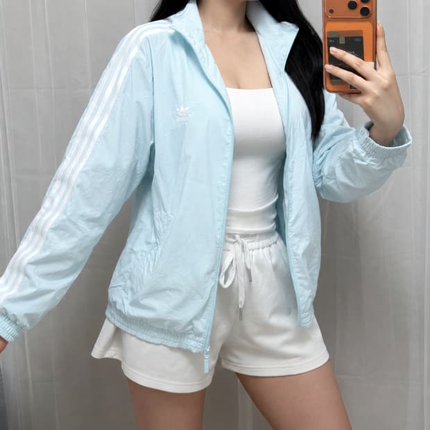 아디다스 트레포일 나일론 트랙탑