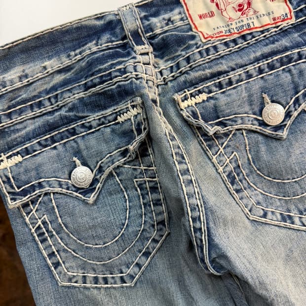 트루릴리젼 조이 슈퍼 티 데님 팬츠 