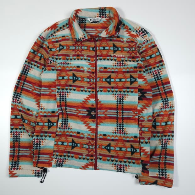 콜롬비아 나바호 패턴 후리스 