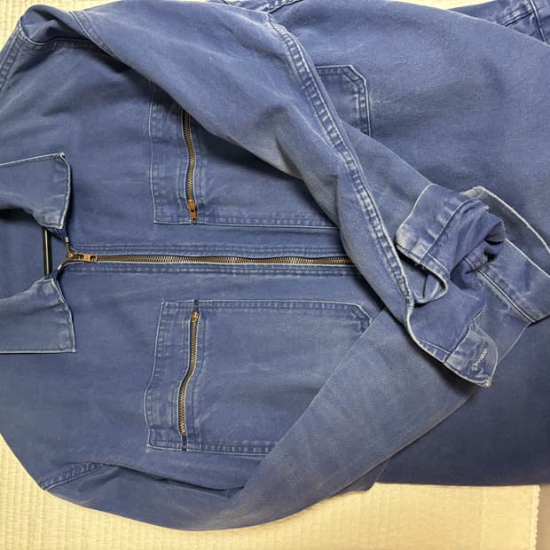 MADE in france 70s 빈티지 사이클리스트자켓 