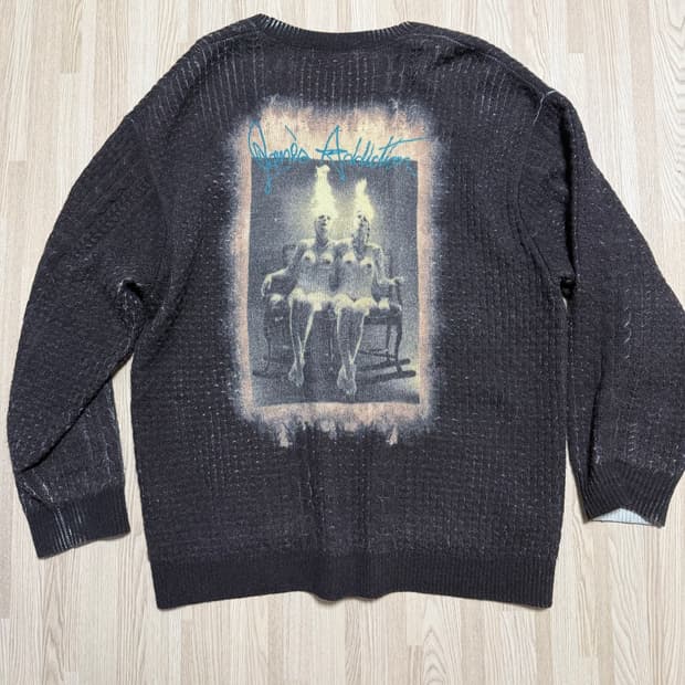 슈프림 x 제인스 어딕션 가디건 블랙 - 24FW XL