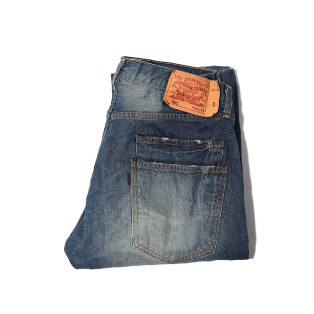 LEVIS 505 06s JAPAN MADE 투 백포켓 워싱 데님 팬츠