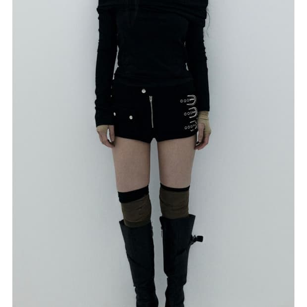 TAAE Ribbon Ribbed Off-shouler top 001