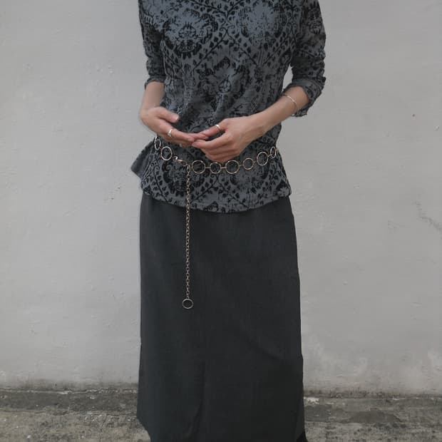 Vintage turtleneck blouse