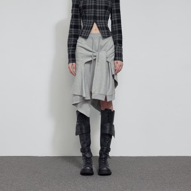 보헤미안서울 ONE SHOULDER SLIM-FIT SHIRT