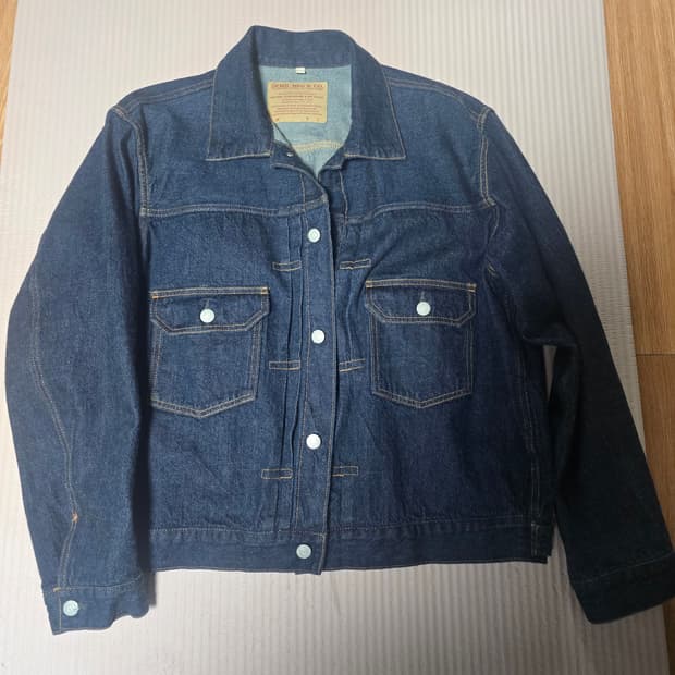 데밀 LOT.062 파이오니어 자켓 인디고 원워시 셀비지 데님 자켓