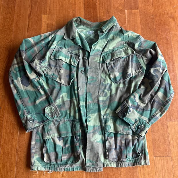 60s 오리지널 usmc 립스탑 정글퍼티그