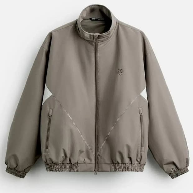 자라 컬러 블록 하이테크 재킷 유럽S-M 사이즈 택있는 새상품