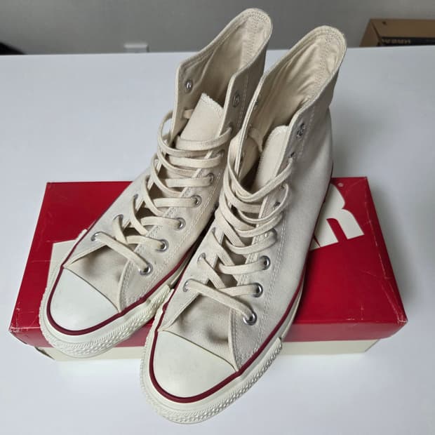 [270] 컨버스 재팬 J 하이 옥스 내츄럴 화이트 일본 제이