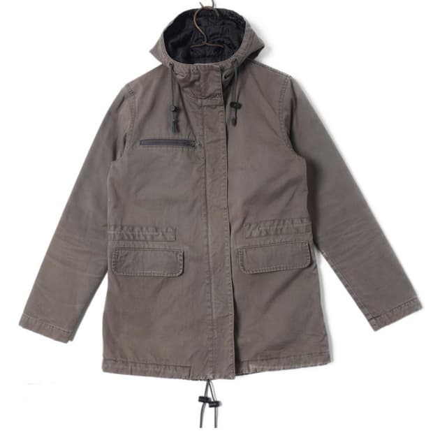 알파인더스트리 우먼즈 코튼 후드 파카