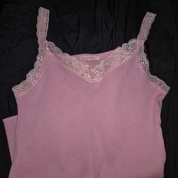 [핀터 핑크 히메갸루 깔]  딸기우유 레이스 슬리브리스