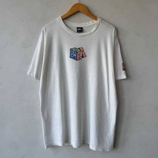 90s 스투시 Rubic Cube 티셔츠