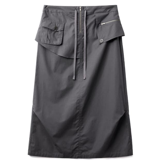 (새상품) 해칭룸 레이어드 카고 스커트 Layered cargo skir