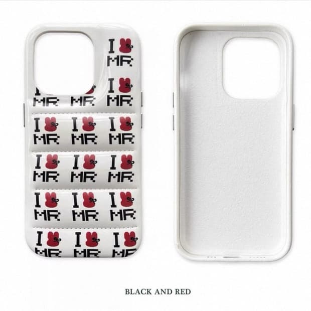 Moromoro 패딩 쿠션 아이폰 15ro 폰케이스