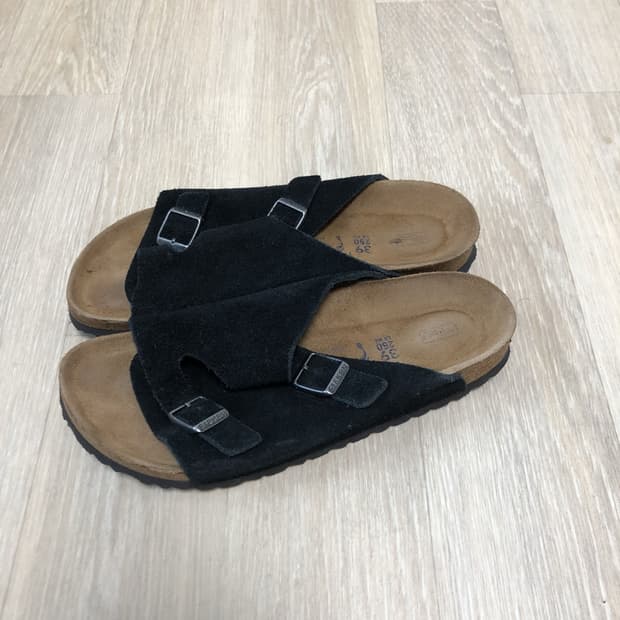 (250) 버켄스탁 BIRKENSTOCK 취리히 블랙 네로우핏 SFB