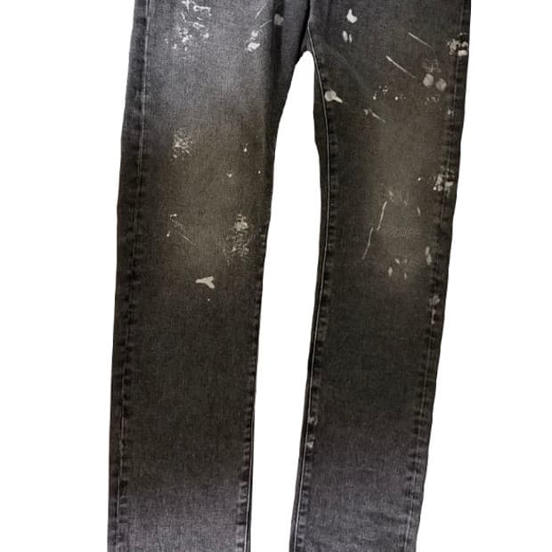 오프화이트 페인팅 데님