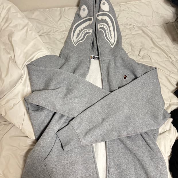 베이프 일본 후드집업 XL